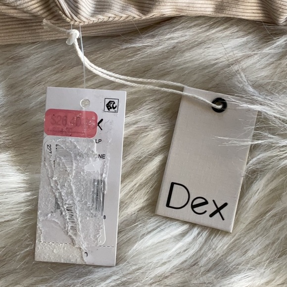 Cream Mock Neck with Dolman Sleeve Blouse - Picture 7 of 7